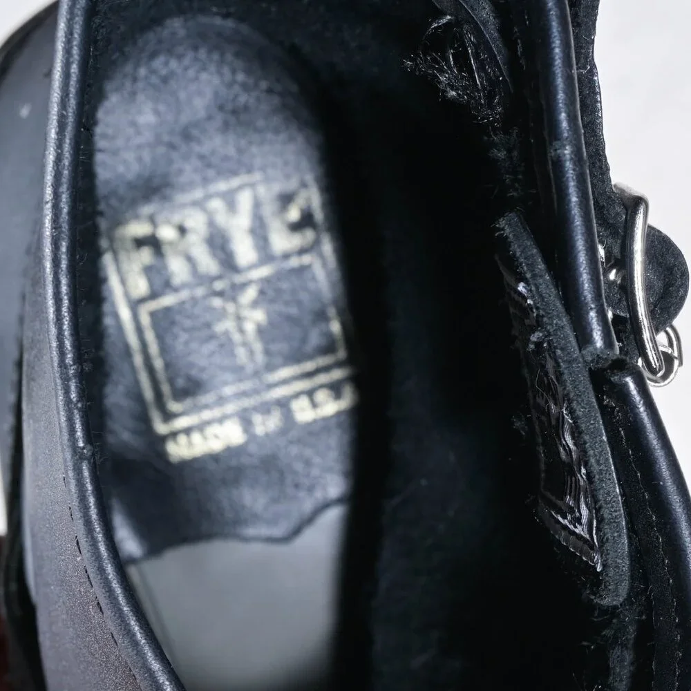 Frye Engineer 8R Womens Ankle Boots in Black - 8 - Picture 5 of 6